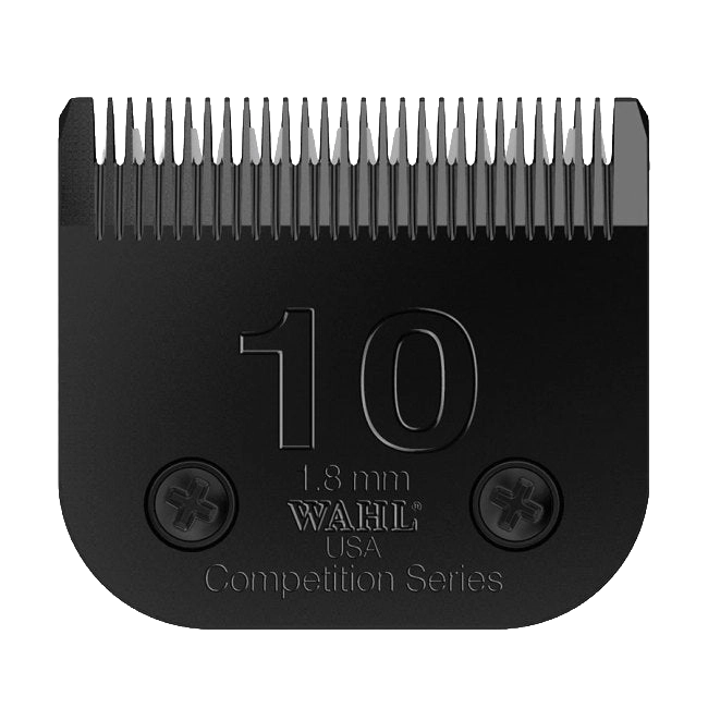 Wahl® Ultimate Competition Series Blades,"Black clipper blade guard with fine metal teeth"