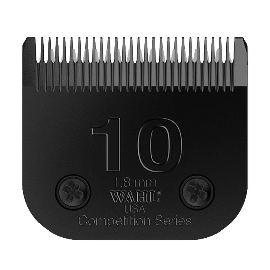 Wahl® Ultimate Competition Series Blades,"Black clipper blade guard with fine metal teeth"