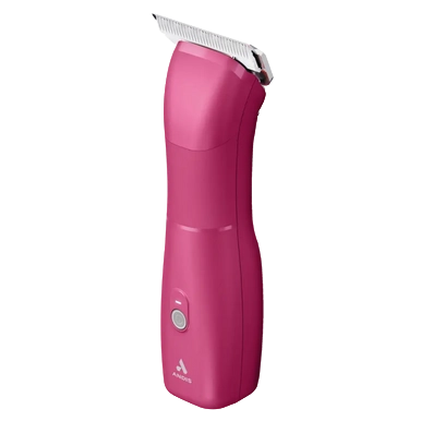 Emerge Clipper Pink with Wide 30 Blade by Andis,"Pink clipper with silver wide blade"