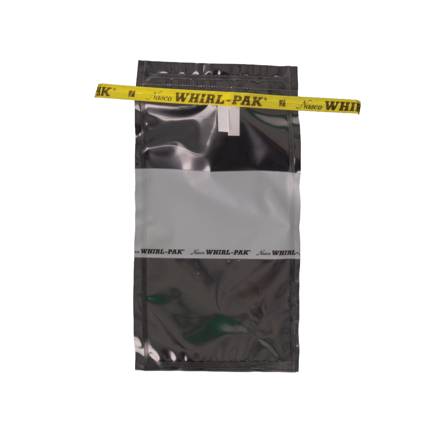 Whirl-Pak Bags,"Clear sample bag with yellow closure strip"