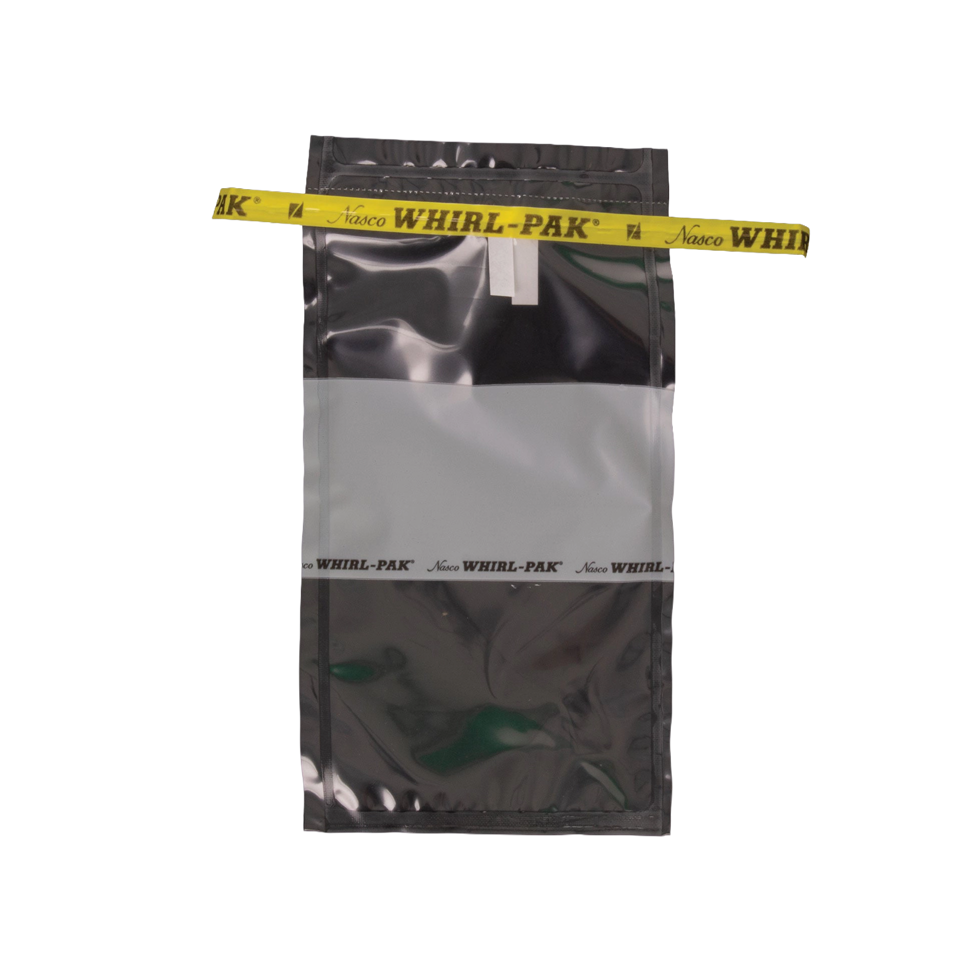 Whirl-Pak Bags,"Clear sample bag with yellow closure strip"