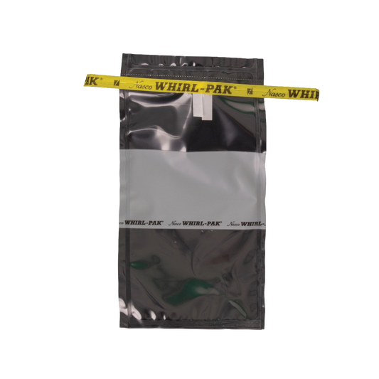 Whirl-Pak Bags,"Clear sample bag with yellow closure strip"
