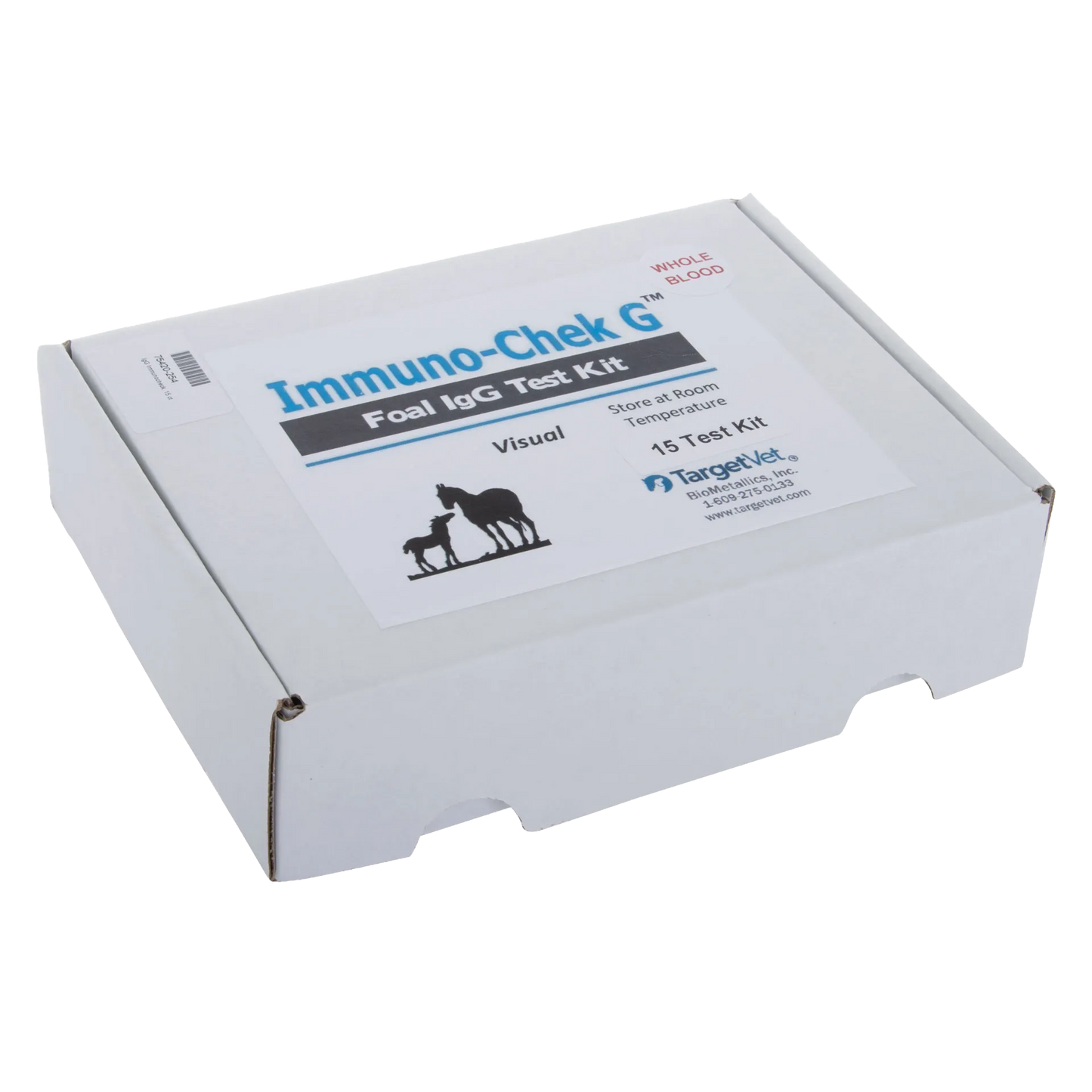 IgG Immunocheck,"White test kit box with front product label"