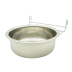 Coop Cups with Wire Hanger,"Metal cup with attached wire hanger"