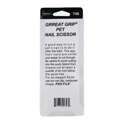 Aaronco Grreat Grip Pet Nail Scissor