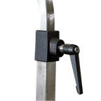 "50"" Dog Grooming 908 Electric Table without Drawer by Waggz","Metal grooming arm clamp with black adjustment lever"