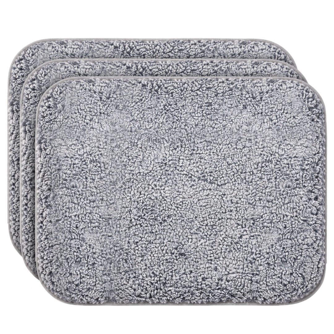 Puppywarmer Fleece Inserts,"Stack of three gray fleece insert pads"