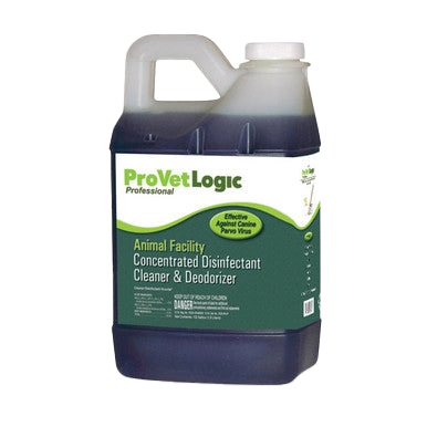 Animal Facility Disinfectant,"Plastic disinfectant jug with handle and white cap"