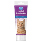 PetAg Hairball Solution Gel Supplement for Cats,"Purple gel supplement tube with orange cat image"