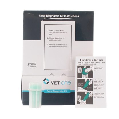 Fecal Float Device,"Box with sample vial and instruction sheet"