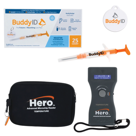 BuddyID Complete Protection System + Temp, 50ct with FREE Scanner