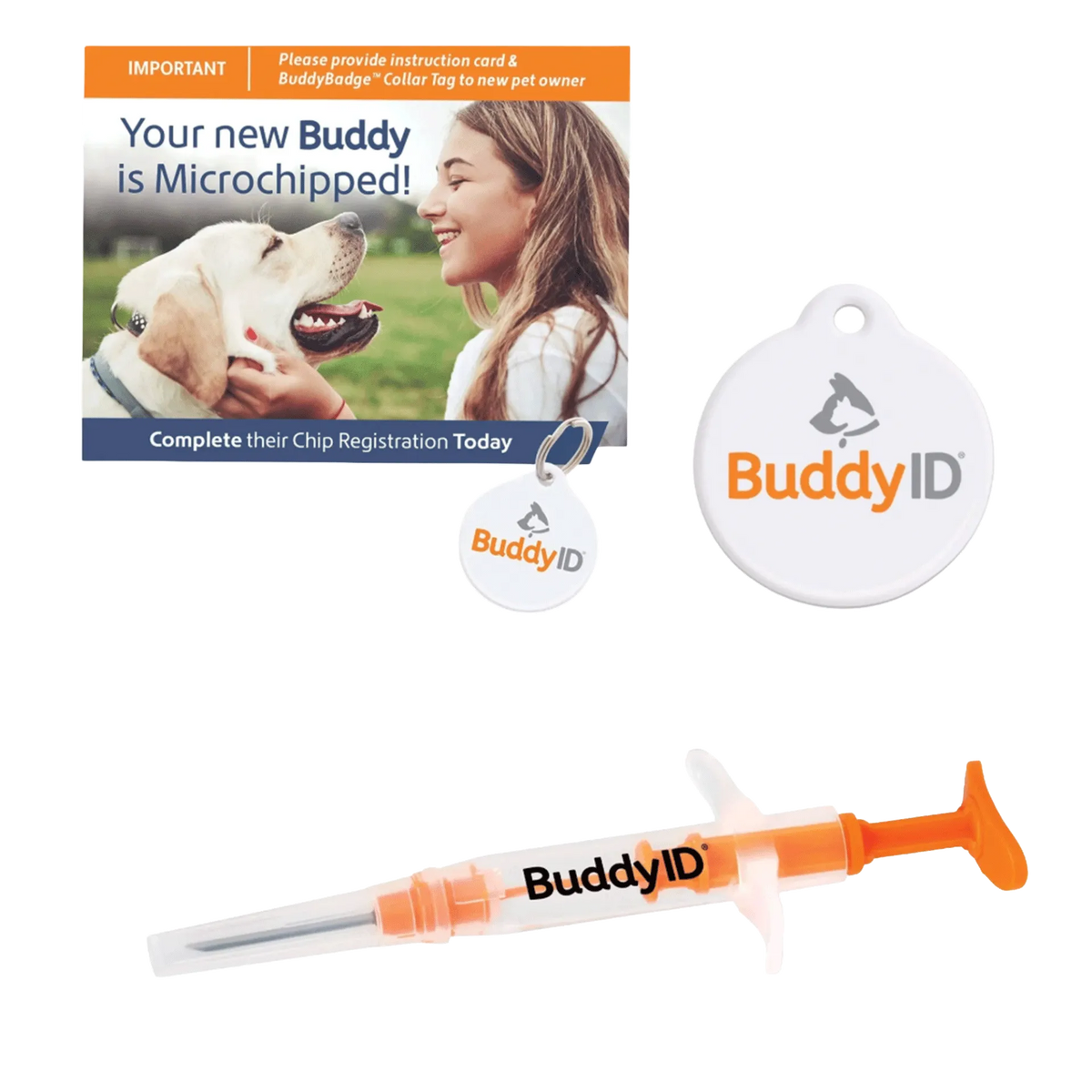 BuddyID Complete Protection System + Temp, 150ct with FREE Scanner