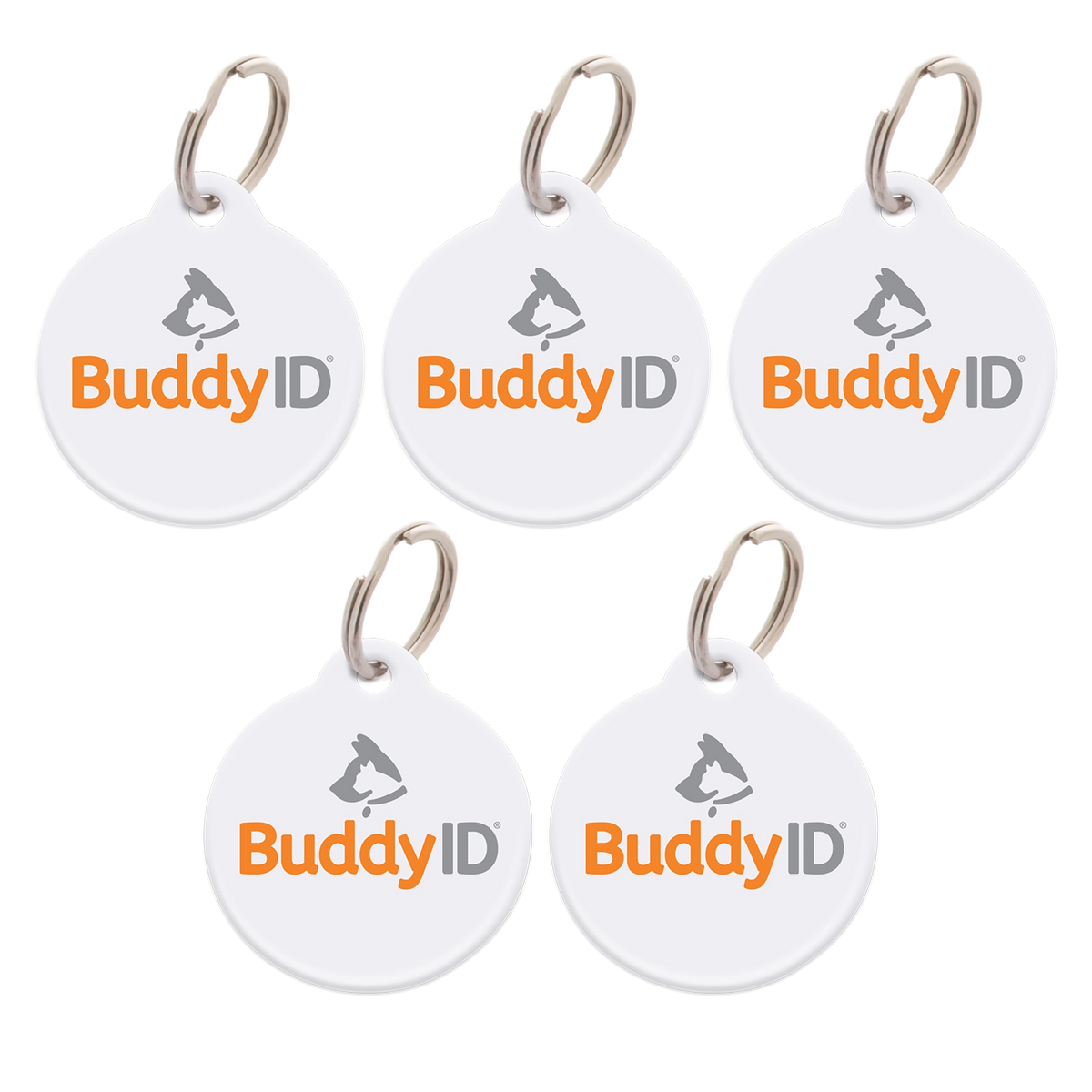 BuddyID® BuddyBadge® Collar Tag with Registration