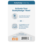 BuddyID® BuddyBadge® Collar Tag with Registration
