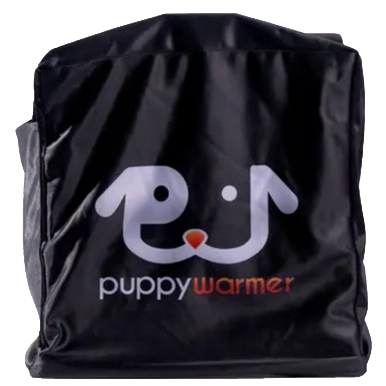 Puppywarmer Cover,"Black zippered protective cover"