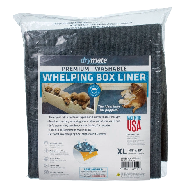 Whelping Pads for Dogs,"Folded dark pad in clear retail packaging"