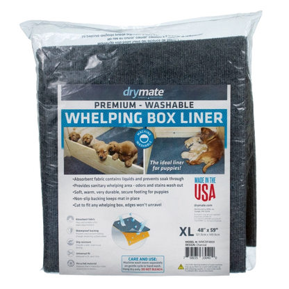 Whelping Pads for Dogs,"Folded dark pad in clear retail packaging"