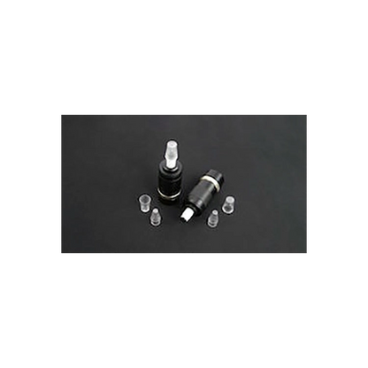 iSperm Sampling Chips,"Two black cylindrical devices with four clear caps"