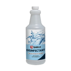 Disinfectant Spray by Shield,"White spray bottle with blue label"
