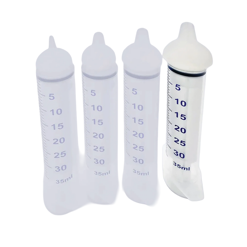 Puppywamer Latchons Syringe Nipple Feeders,"Four feeding syringes with soft nipple tips"