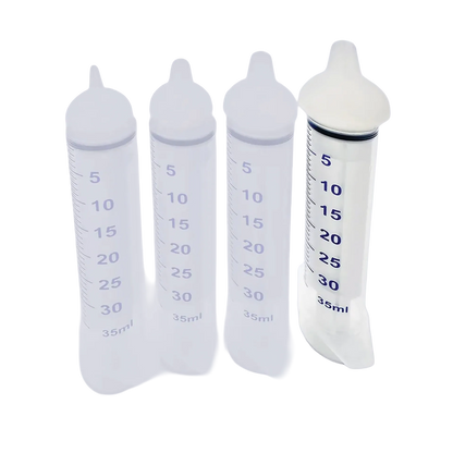 Puppywamer Latchons Syringe Nipple Feeders,"Four feeding syringes with soft nipple tips"