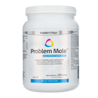 Breeder's Edge® Problem Male™,"White plastic powder jar with screw-top lid, front label view"
