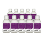 BotuSemen KZ,"Ten white bottles with purple labels in two rows"