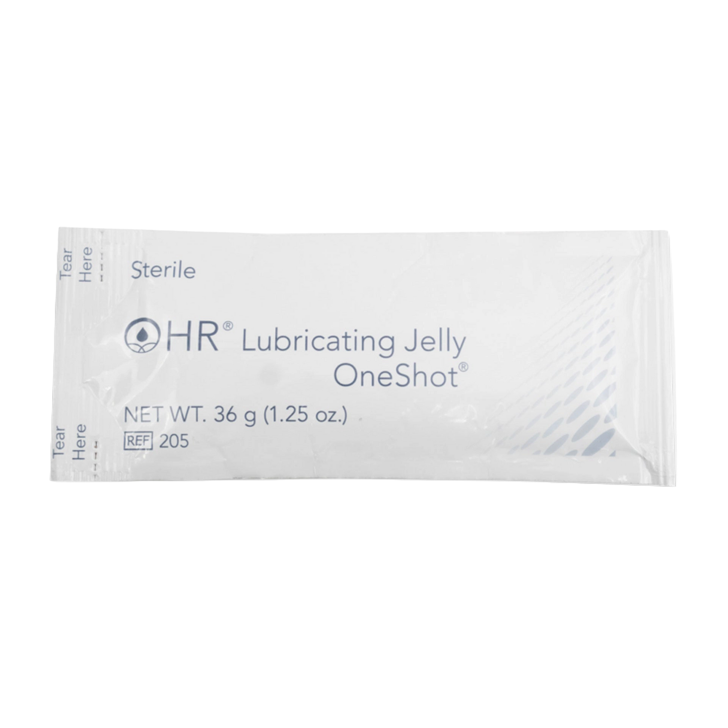 HR Sterile Lubricating Jelly One Shot,"Single-use lubricating jelly packet"