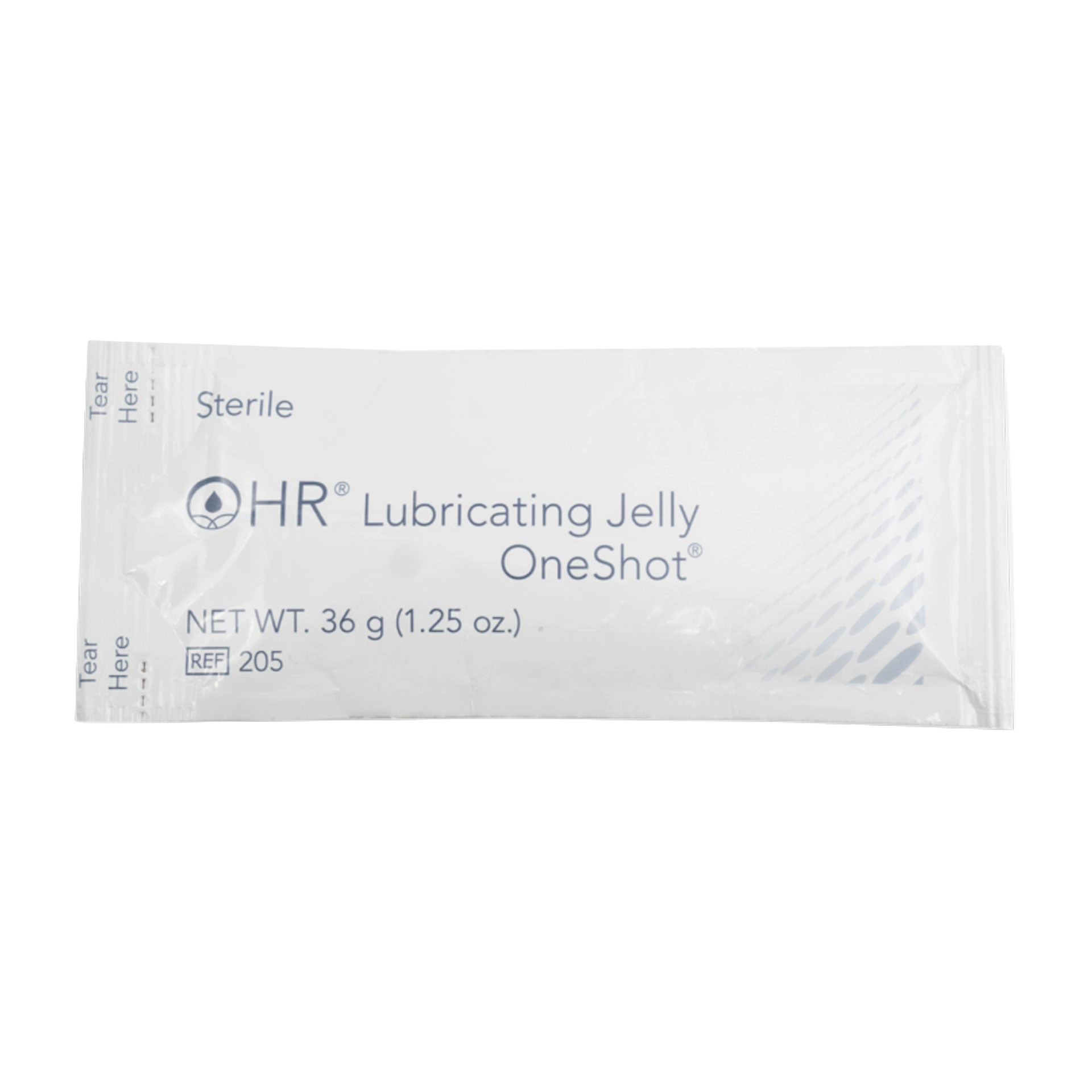HR Sterile Lubricating Jelly One Shot,"Single-use lubricating jelly packet"