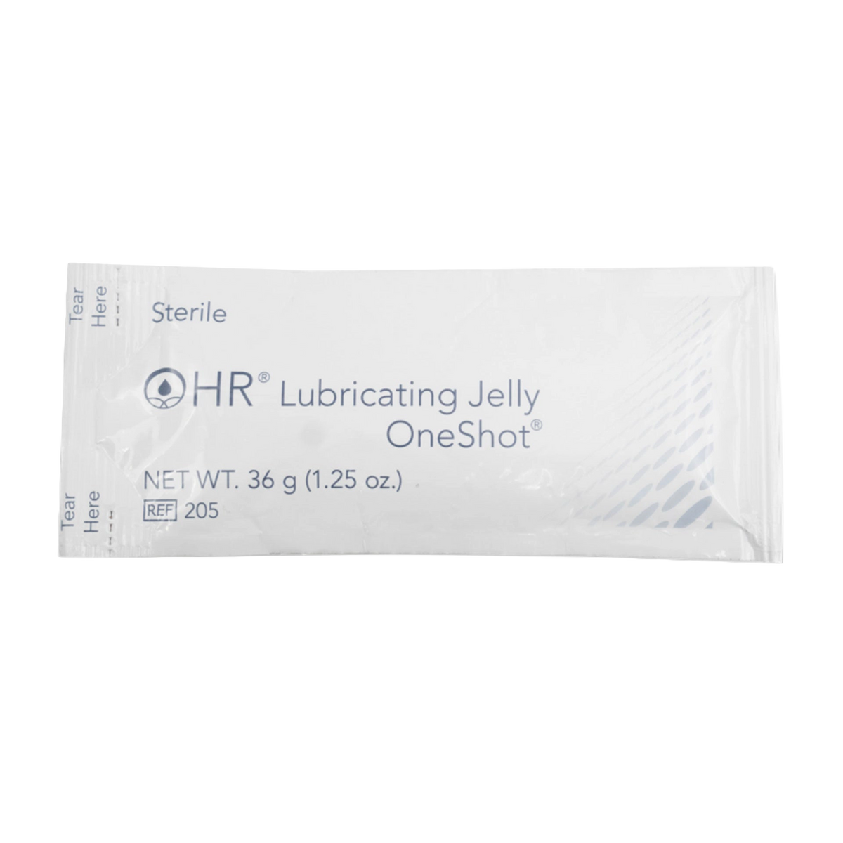 HR Sterile Lubricating Jelly One Shot,"Single-use lubricating jelly packet"