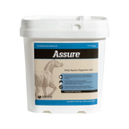 Assure®,"White plastic bucket with snap lid and front label"