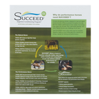 SUCCEED® DCP,"Product brochure with horse photos and oral paste syringe graphic"