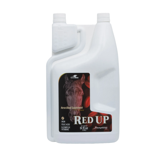 BotuMix Red Up Supplement,"White jug bottle with dual caps and measuring chamber"