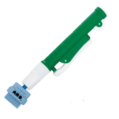 Freezing Straw Filler Kit,"Green handheld filler with blue comb tip"