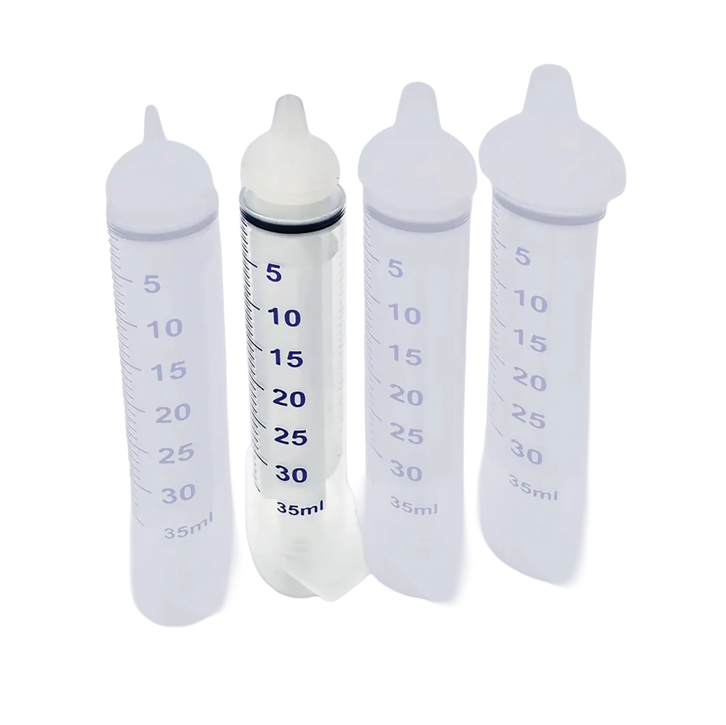 Puppywamer Latchons Syringe Nipple Feeders,"Four graduated feeding syringes with silicone nipples"