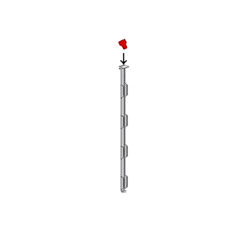 Cane Tabs,"Single metal tab strip with hooked loops"