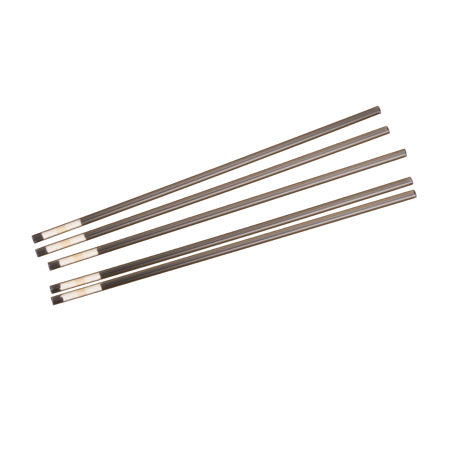 Straw, Radiated,"Five wrapped drinking straws"