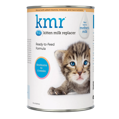 KMR®,"Front view of canned kitten milk replacer with kitten image"