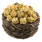 Lafeber Gourmet El Paso Nutri-Berries,"Round seed and grain clusters piled in a woven nest"