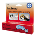 Pet Temp® Instant Ear Thermometer,"Box of disposable lens covers with blue round inserts"