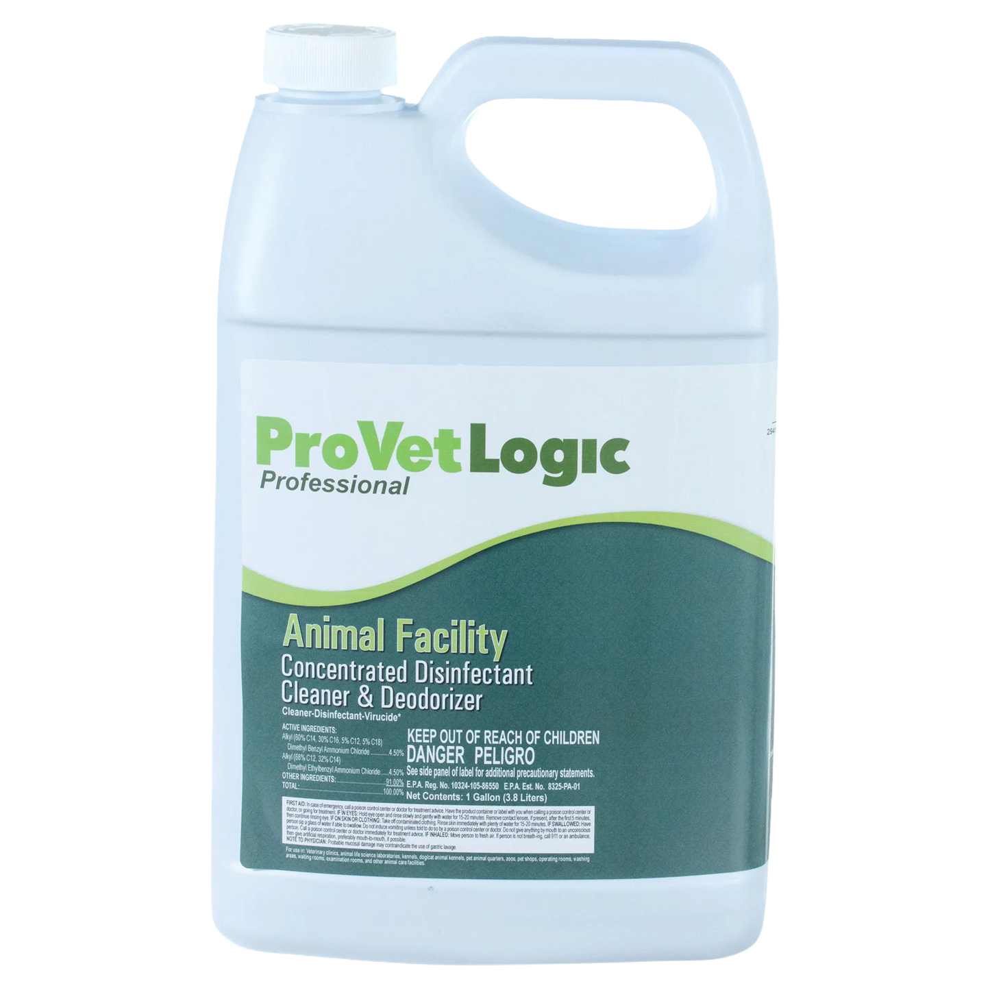 Animal Facility Disinfectant,"Plastic gallon jug with handle and screw cap"