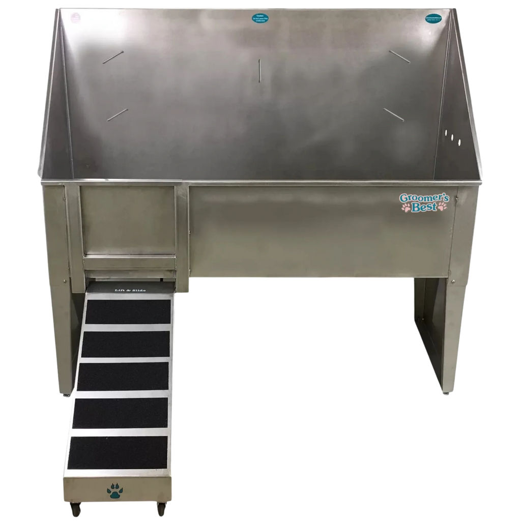 Walk-Through Bathing Tub with Lift & Slide Ramp