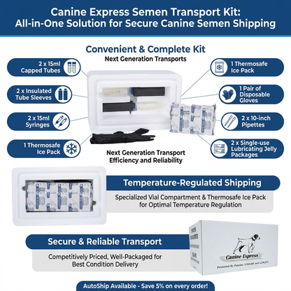 Canine Express Semen Transport Kit