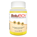 BotuBov Freezing Extender,"Plastic bottle with white cap and yellow liquid"