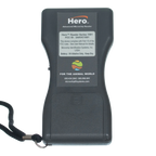 Hero™ Universal Microchip Scanner,"Back view of handheld scanner with wrist strap"