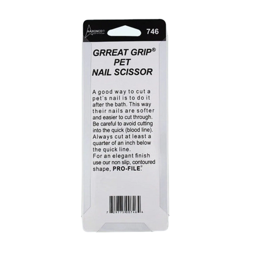 Aaronco Grreat Grip Pet Nail Scissor