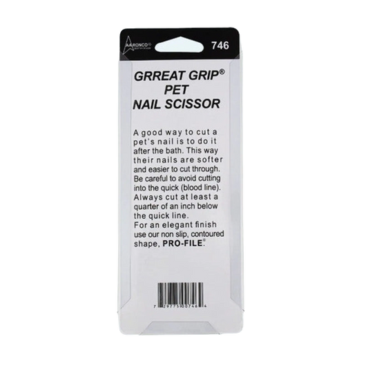 Aaronco Grreat Grip Pet Nail Scissor