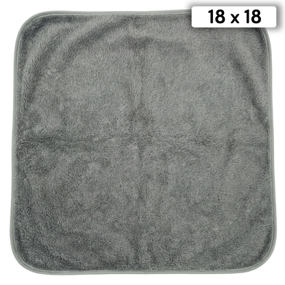 Puppywarmer Fleece Inserts,"Gray fleece insert pad folded flat"