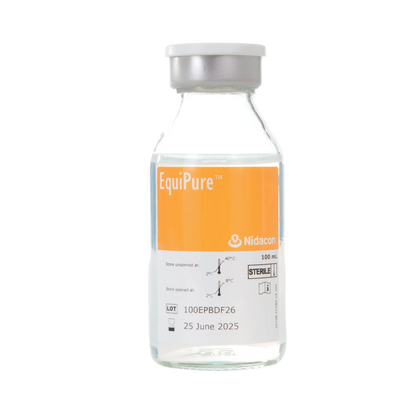 EquiPure Centrifugation Gradient,"Clear glass vial with gray cap and orange label"