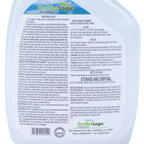 Spray & Wipe Disinfectant,"Back label on white spray bottle"
